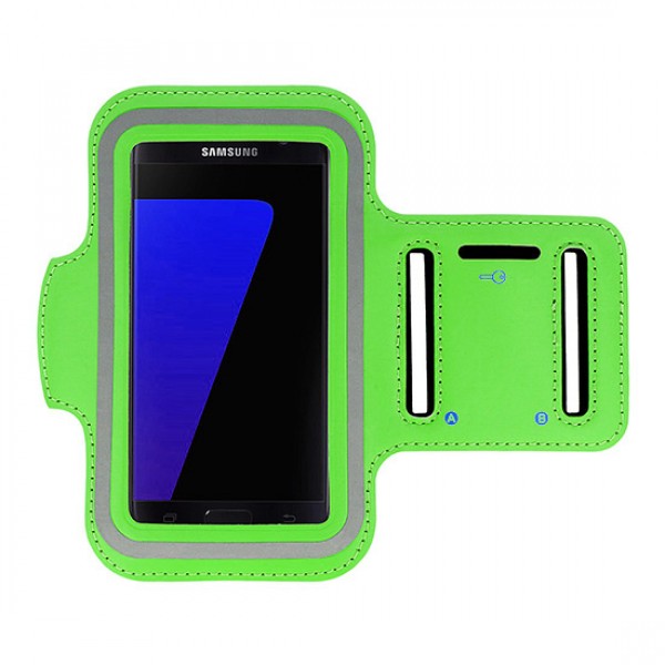 Θήκη Μπράτσου Running Sports Armband για Κινητά έως 5,5  - Πράσινο