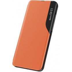 Smart View Book Case για Huawei Y5p - Πορτοκαλί