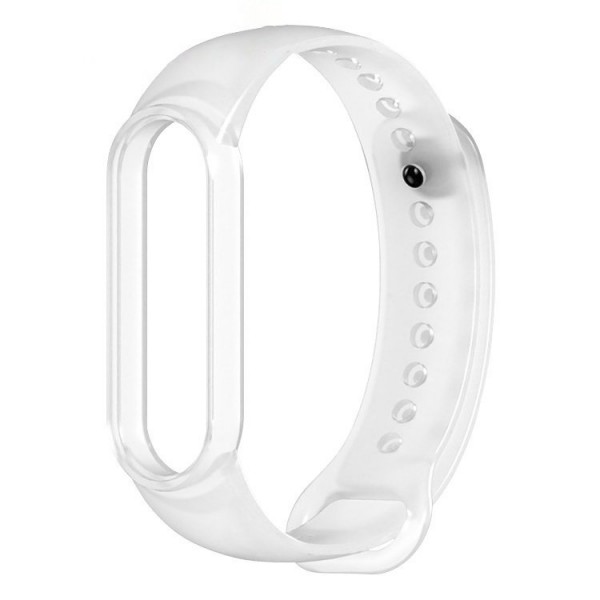 Ανταλλακτικό Λουράκι για Xiaomi Mi Band 5 - Clear Λευκό