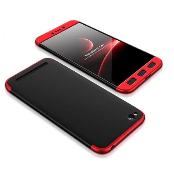 OEM 360ο Full Cover Case για Xiaomi Redmi 5A – Μαύρο - Κόκκινο OEM 360ο Full Cover Case για Xiaomi Redmi 5A – Μαύρο - Κόκκινο