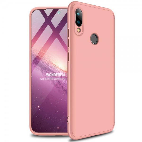 OEM 360ο Full Cover Case για Xiaomi Redmi 7  – Ροζ