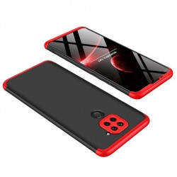 OEM 360ο Full Cover Case για Xiaomi Redmi Note 9 - Redmi 10X 4G – Μαύρο - Κόκκινο