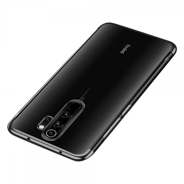 Clear Color TPU Electroplating Case για Xiaomi Redmi 9 - Μαύρο Clear Color TPU Electroplating Case για Xiaomi Redmi 9 - Μαύρο