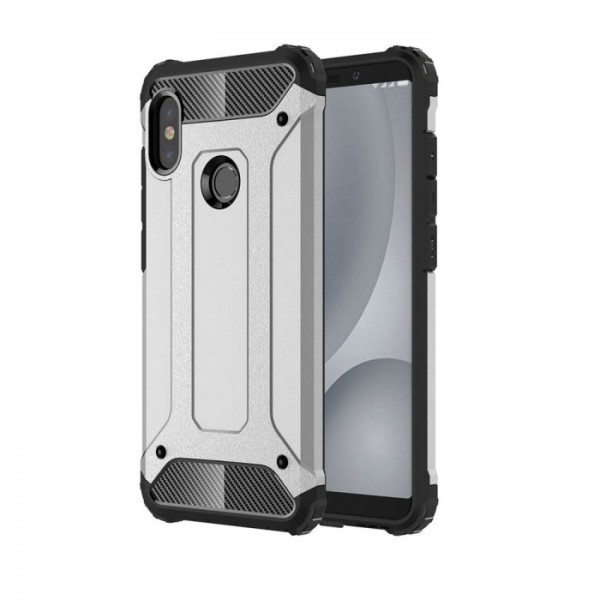 OEM Tough Armor Back Cover για Xiaomi Mi A2 Lite - Redmi 6 Pro – Ασημί OEM Tough Armor Back Cover για Xiaomi Mi A2 Lite - Redmi 6 Pro – Ασημί