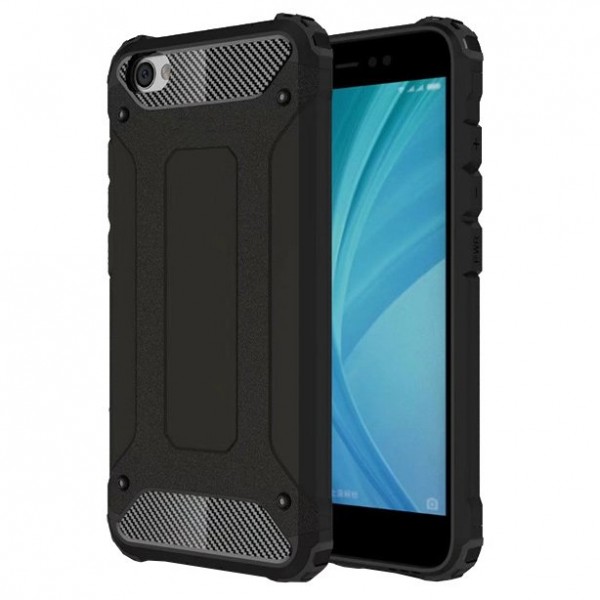 OEM Tough Armor Back Cover για Xiaomi Redmi Note 5A Standard – Μαύρο
