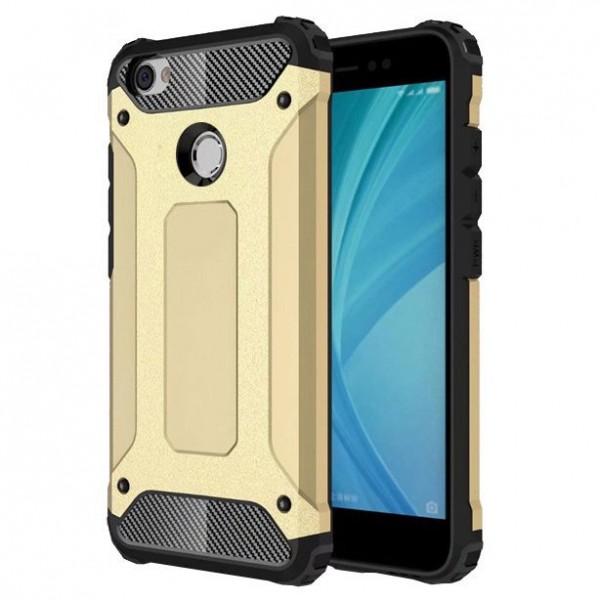 OEM Tough Armor Back Cover για Xiaomi Redmi Note 5A Prime – Χρυσό