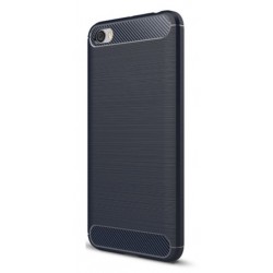 OEM Brushed Carbon Back Cover για Xiaomi Redmi Note 5A Standard – Μπλε