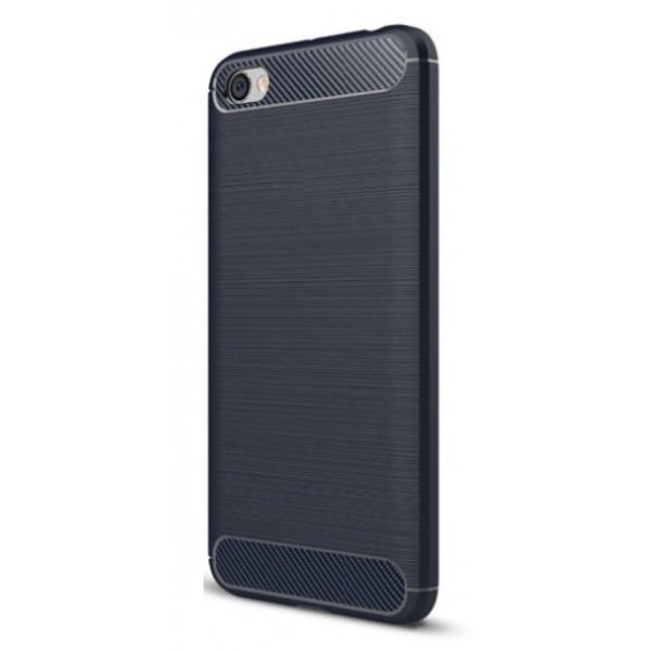 OEM Brushed Carbon Back Cover για Xiaomi Redmi Note 5A Standard – Μπλε