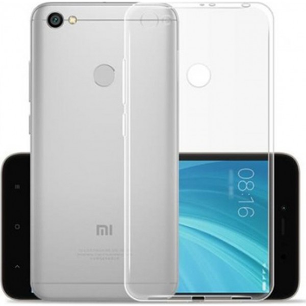 OEM Back Cover Σιλικόνης για Xiaomi Redmi Note 5A Prime – Διαφανές