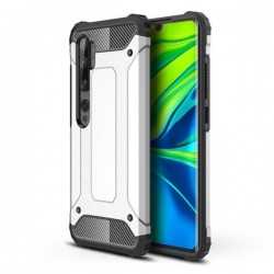OEM Tough Armor Back Cover για Xiaomi Mi Note 10 - Mi Note 10 Pro – Ασημί