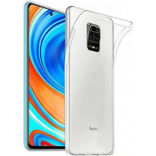 OEM Back Cover Σιλικόνης για Xiaomi Redmi Note 9 – Διαφανές