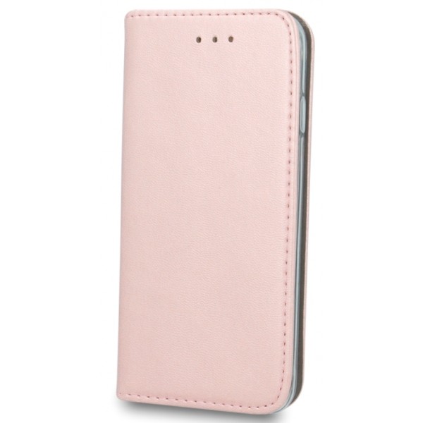 OEM Smart Magnetic Book Case για Xiaomi Redmi Note 9s / 9 Pro / 9 Pro Max - Rose Gold