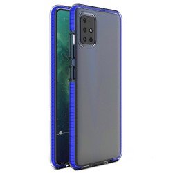 OEM TPU Spring Case clear για Xiaomi Redmi Note 9 - Redmi 10X 4G - Μπλε