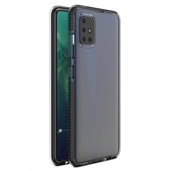 OEM TPU Spring Case clear για Xiaomi Redmi Note 9 Pro - Note 9S - Μαύρο OEM TPU Spring Case clear για Xiaomi Redmi Note 9 Pro - Note 9S - Μαύρο