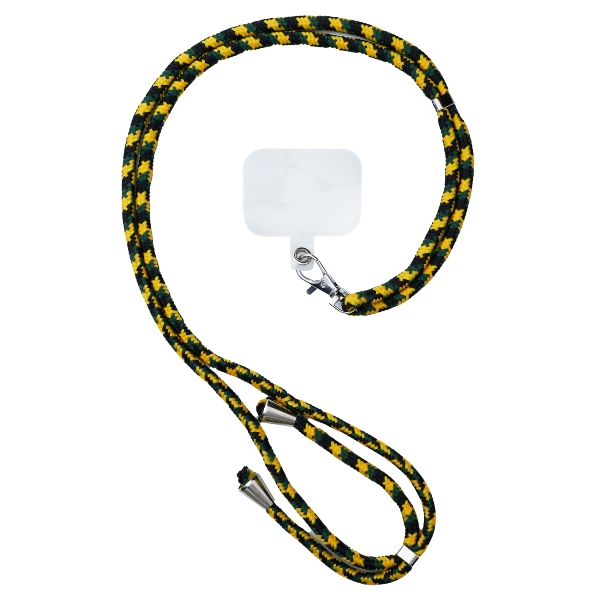 Stylish Λουράκι Λαιμού για Κινητά - Black / Yellow