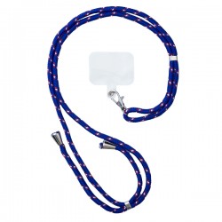 Stylish Λουράκι Λαιμού για Κινητά - Μπλε