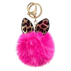 Fluffy ball pendant – Φούξια