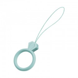 Silicone phone lanyard diamond ring – Mint