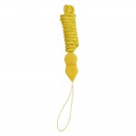 Long phone lanyard with a clip – Yellow