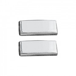 Auto Gs Αυτοκόλλητο Γράμμα Χρωμίου 3D "=" 2.7x2.5cm 1 Τεμάχιο