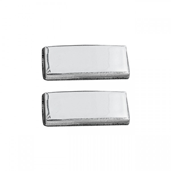 Auto Gs Αυτοκόλλητο Γράμμα Χρωμίου 3D "=" 2.7x2.5cm 1 Τεμάχιο