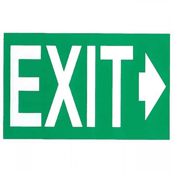 Auto Gs Αυτοκόλλητο Σήμα "EXIT"16x10cm 1Τμχ