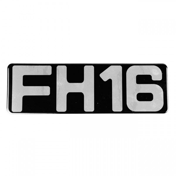 Auto Gs Αυτοκόλλητο Σήμα "FH16" Σμάλτο 26x8cm 1Τμχ