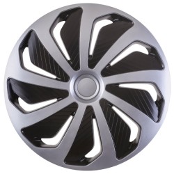 Versaco Τάσια Αυτοκινήτου Wind Ασημί - Μαύρα 106985 Cbx 14''
