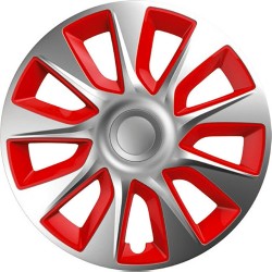 Versaco Τάσια Αυτοκινήτου Ασημί - Κόκκινα 101454 Cbx 14''