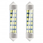 AMiO Λάμπες Αυτοκινήτου & Μοτοσυκλέτας C5W C10W C3W LED 41mm Ψυχρό Λευκό 12V 2τμχ (01092)