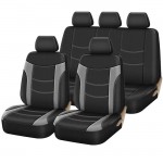 Auto Gs Καλύμματα Αυτοκινήτου Super Sport All In One Μαύρο-Γκρι Σετ (11 Τεμάχια)