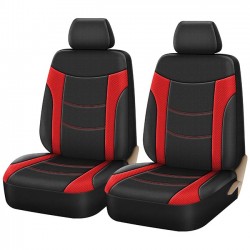Auto Gs Καλύμματα Αυτοκινήτου Super Sport All In One Μαύρο-Κόκκινο Ζευγάρι (4 Τεμάχια)