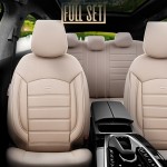 Otom INS-3509 Καλύμματα Αυτοκινήτου Inspire Design Full Δερματίνη - Μπεζ (11 Τεμάχια)