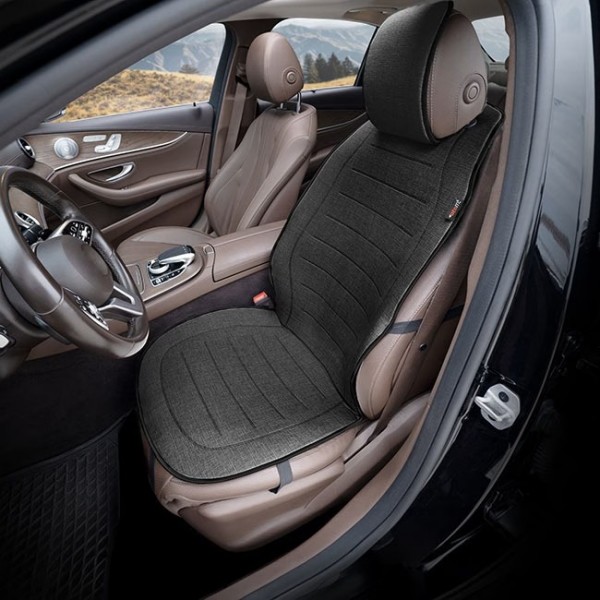 Otom Πλατοκάθισμα Αυτοκινήτου "Premium Linen" Μαύρο CFLN-101 1 Τεμάχιο