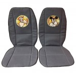 Auto Gs Πλατοκαθίσματα Αυτοκινήτου Διπλής Όψης (Mickey Mouse / Donald Duck) Μπλε - Γκρι 2 Τεμάχια