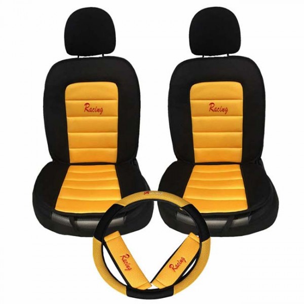 Auto Gs Πλατοκαθίσματα Αυτοκινήτου Racing Κίτρινα 5 Τεμάχια Auto Gs Πλατοκαθίσματα Αυτοκινήτου Racing Κίτρινα 5 Τεμάχια