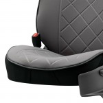 Otom ACTP-102 Πλατοκάθισμα Aυτοκινήτου Active Pro Ύφασμα Τύπου Lacoste Ανάγλυφο Γκρι (1 Τεμάχιο)