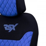 Otom RSX Sport Ημικάλυμμα Καθίσματος Αυτοκινήτου Ύφασμα Κεντητό Καπιτονέ Μπλε - Μαύρο RSXL-105 (2 Τεμάχια)