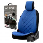 Otom ACTP-105 Πλατοκάθισμα Aυτοκινήτου Active Pro Ύφασμα Τύπου Lacoste Ανάγλυφο Μπλε (1 Τεμάχιο)