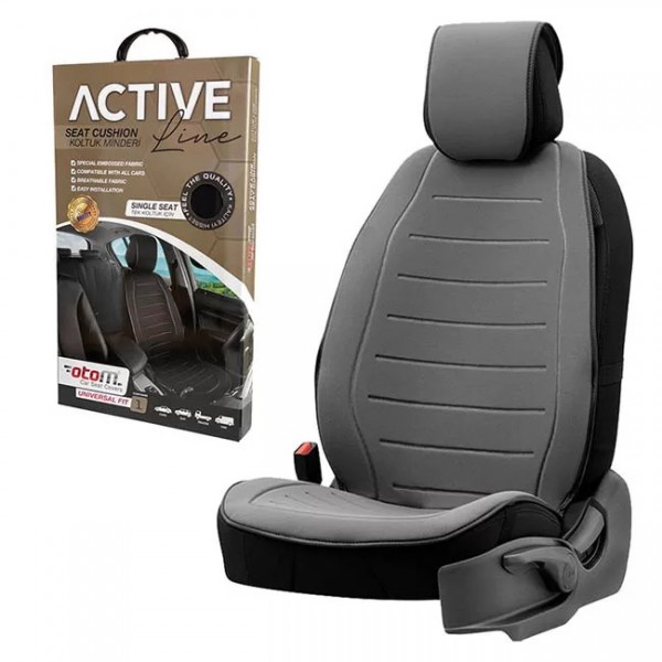 Otom Πλατοκάθισμα Αυτοκινήτου Active Line Γκρι ACTL-102 1 Τεμάχιο