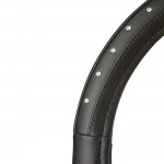 Auto Gs Κάλυμμα Tιμονιού Αυτοκινήτου Girly Black Diamonds Μαύρο Με Στρας Medium 37-39cm 1 Τεμάχιο