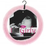 Auto Gs Κάλυμμα Tιμονιού Αυτοκινήτου Χνουδωτό Girly Pinky 2505059 Ροζ Medium 37-39CM 1 Τεμάχιο