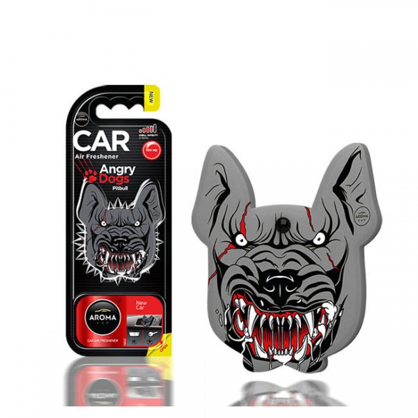 Auto Gs Αρωματικό Αυτοκινήτου Κρεμαστό Aroma Angry Dogs Pitbull New Car Auto Gs Αρωματικό Αυτοκινήτου Κρεμαστό Aroma Angry Dogs Pitbull New Car