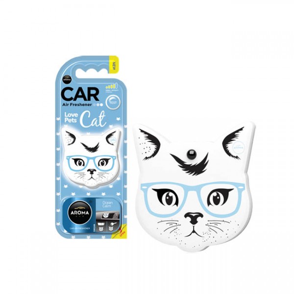 Auto Gs Αρωματικό Αυτοκινήτου Κρεμαστό Aroma Cat Ocean Calm