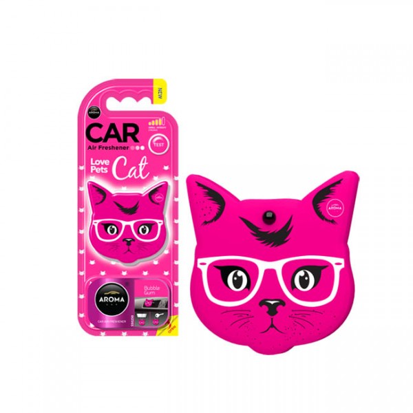 Auto Gs Αρωματικό Αυτοκινήτου Κρεμαστό Aroma Cat Pink Blossom Auto Gs Αρωματικό Αυτοκινήτου Κρεμαστό Aroma Cat Pink Blossom