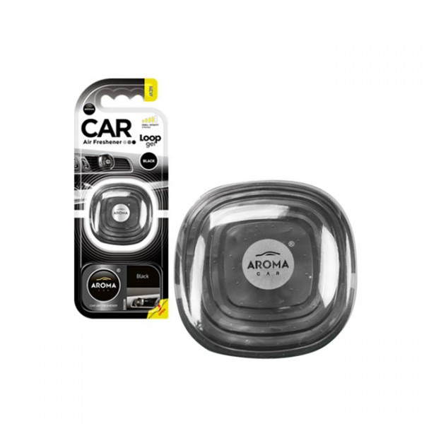 Auto Gs Αρωματικό Αυτοκινήτου Κρεμαστό Aroma Loop Gel Black