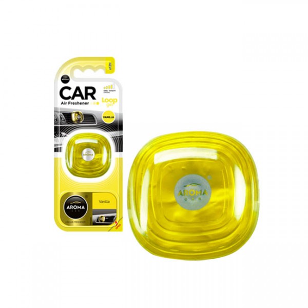 Auto Gs Αρωματικό Αυτοκινήτου Κρεμαστό Aroma Loop Gel Vanilla