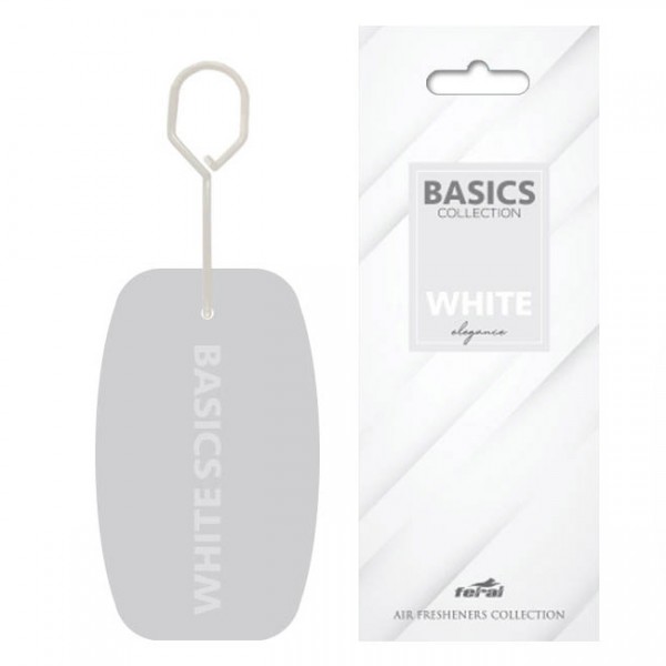Feral Αρωματικό Αυτοκινήτου Κρεμαστό Basics Collection White Elegance 1 Τεμάχιο Feral Αρωματικό Αυτοκινήτου Κρεμαστό Basics Collection White Elegance 1 Τεμάχιο