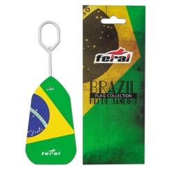 Feral Αρωματικό Αυτοκινήτου Κρεμαστό Flag Collection Brazil 1 Τεμάχιο