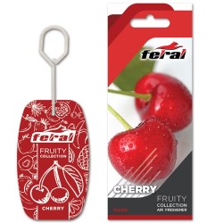 Feral Αρωματικό Αυτοκινήτου Κρεμαστό Fruity Collection Cherry 1 Τεμάχιο